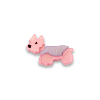 Broche Perrito Dolce Rosa