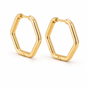 Pendientes Hexagon Silver