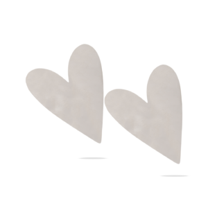 Pendientes Corazón Plateado