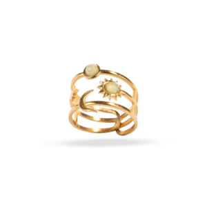 Anillo Sol y Luna Místico