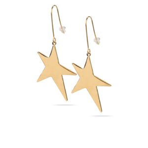 Pendientes estrella colgante