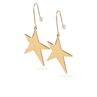 Pendientes estrella colgante