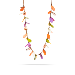 Collar resina deleite floral