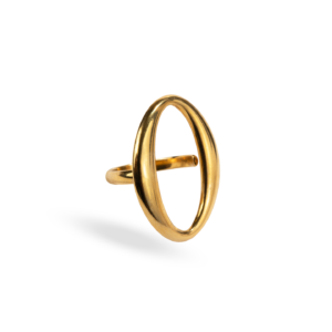 Anillo Óvalo Dorado