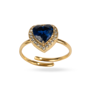 Anillo Corazón Azul