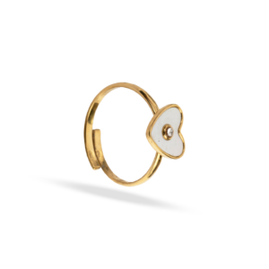 Anillo Corazón Nácar