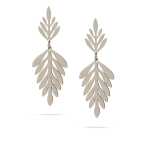 Pendientes Hojas Plata Serena