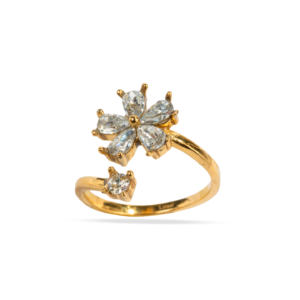 Anillo Flor Brillante