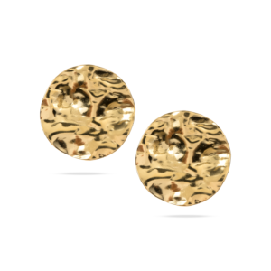 Pendientes Luna Texturizada