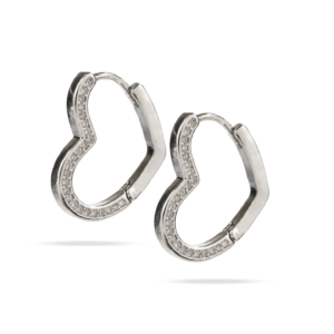 Pendientes Corazón Brisa Cristal