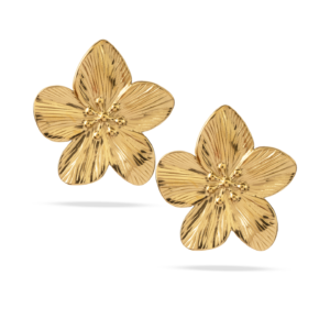 Pendientes Flor Dorada Clásica