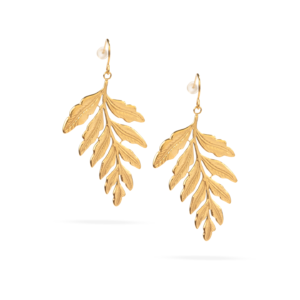 Pendientes Hojas Doradas Serena
