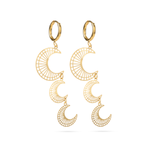 Pendientes Luna Triple Encanto