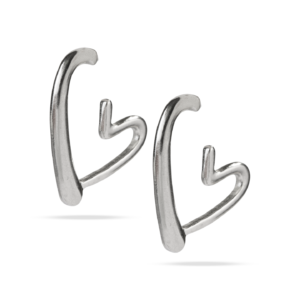 Pendientes Corazón Minimal Silver
