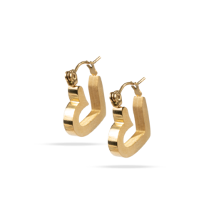 Pendientes Corazón Geométrico