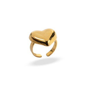 Anillo Corazón Topado