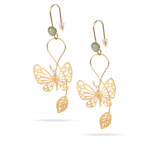 Pendientes  Mariposa Aura Verde