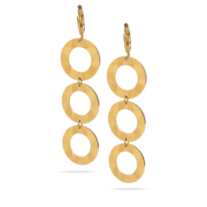 Pendientes  Solaris Triple Drop