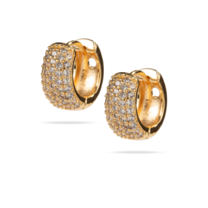 Pendientes  Huggie Crystal Luxe