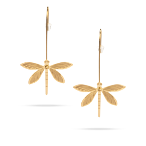 Pendientes  Libélula Golden Minimal