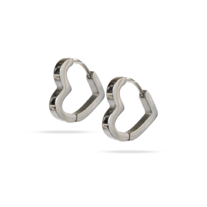 Pendientes  Corazón Wave Silver
